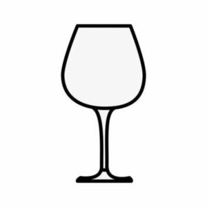 Etched Wine Glass